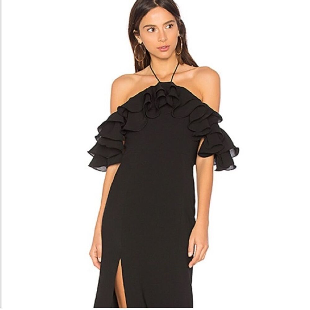 Elegant Black Off-Shoulder Dress
